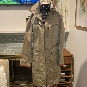 Cole Haan Tan Long Jacket